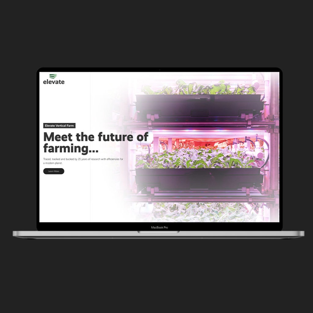 Elevate Farms Website